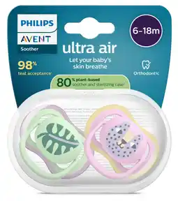 De Online Drogist Avent Ultra Air Fopspeen 6-18M aanbieding