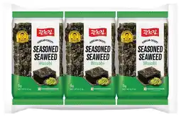 De Online Drogist KC Nori Seasoned Seaweed Wasabi 15GR aanbieding
