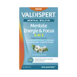 De Online Drogist Valdispert Mentale Energie & Focus 4 in 1 Tabletten 30TB aanbieding