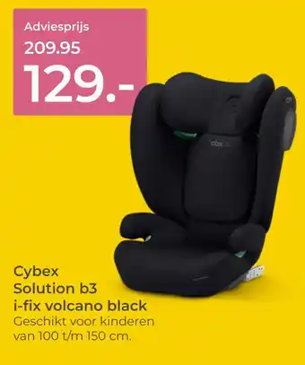Cybex Solution b3 i-fix volcano black