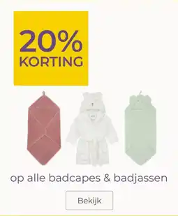 Prenatal Badcapes & badjassen aanbieding