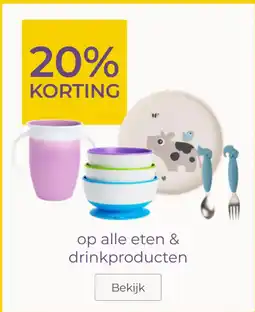 Prenatal eten & drinkproducten aanbieding