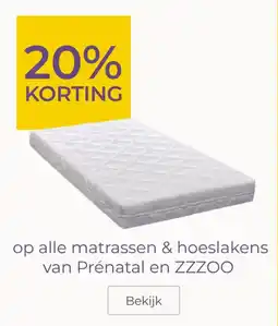 Prenatal prénatal en zzzoo matrassen en hoeslakens aanbieding