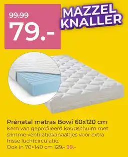 Prenatal Prénatal matras Bowi aanbieding
