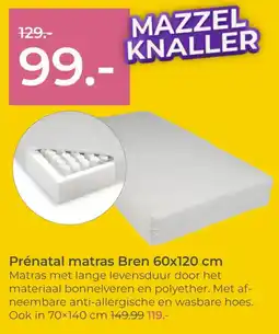 Prenatal Prénatal matras Bren aanbieding