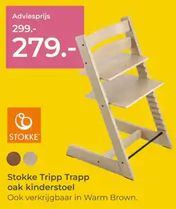 Prenatal Stokke Tripp Trapp oak kinderstoel aanbieding