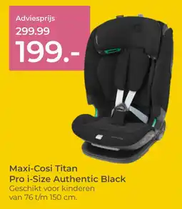 Prenatal Maxi-Cosi Titan Pro i-Size Authentic Black aanbieding