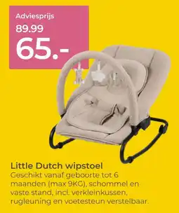 Prenatal Little Dutch wipstoel aanbieding