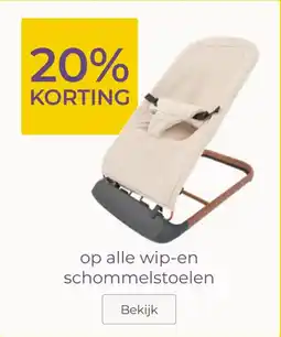 Prenatal wip-en schommelstoelen aanbieding