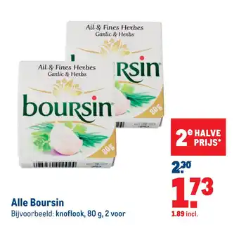 Makro Alle Boursin 80g aanbieding