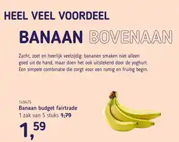Van Hoeckel Banaan budget fairtrade aanbieding