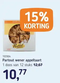 Van Hoeckel Partout wener appeltaart aanbieding