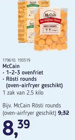 Van Hoeckel McCain Rösti rounds aanbieding
