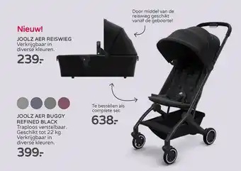 Prenatal Joolz Aer Reiswieg Of Joolz Aer Buggy Refined Black aanbieding