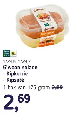 Van Hoeckel G'woon salade aanbieding