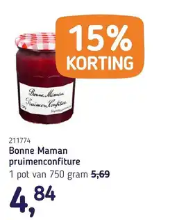 Van Hoeckel Bonne Maman pruimenconfiture aanbieding