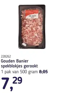 Van Hoeckel Gouden Banier spekblokjes gerookt aanbieding