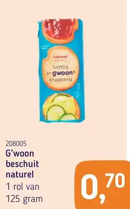 Van Hoeckel G'woon beschuit natuur aanbieding