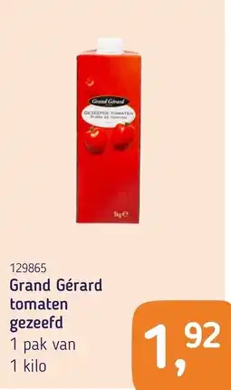 Van Hoeckel Grand Gérard tomaten gezeefd aanbieding