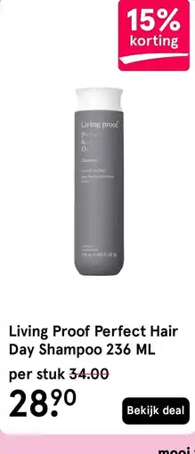 Etos Living Proof Perfect Hair Day Shampoo aanbieding