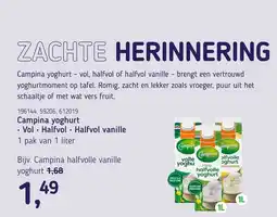 Van Hoeckel Campina yoghurt aanbieding