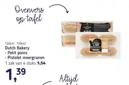 Van Hoeckel Dutch Bakery Petit pains Pistolet meergranen aanbieding