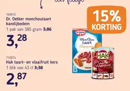 Van Hoeckel Dr.Oetker monchoutaart kandijbodem aanbieding