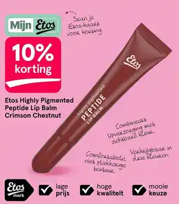 Etos Etos Highly Pigmented Peptide Lip Balm Crimson Chestnut aanbieding