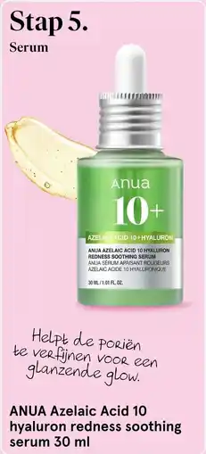 Etos Anua Azelaic Acid 10 hyaluron redness soothing serum aanbieding
