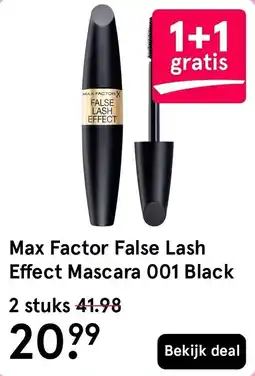 Etos Max Factor False Lash Effect Mascara 001 Black aanbieding