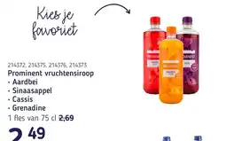 Van Hoeckel Prominent vruchtensiroop aanbieding