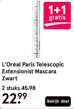 Etos L'Oréal Paris Telescopic Extensionist Mascara aanbieding