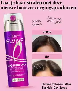 Etos Elvive Collagen Lifter Big Hair Day Spray aanbieding