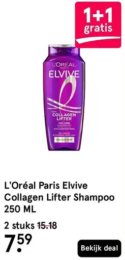 Etos L'Oréal Paris Elvive Collagen Lifter Shampoo aanbieding