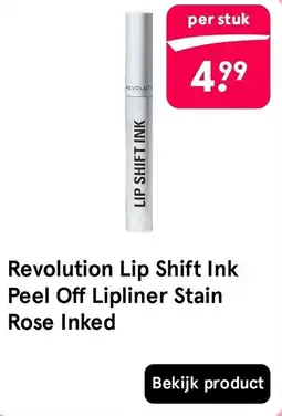 Etos Revolution Lip Shift Ink Peel Off Lipliner Stain Rose Inked aanbieding
