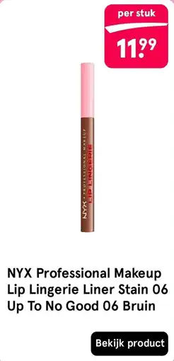 Etos NYX Professional Makeup Lip Lingerie Liner Stain 06 aanbieding