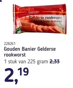 Van Hoeckel Gouden Banier Gelderse rookworst aanbieding