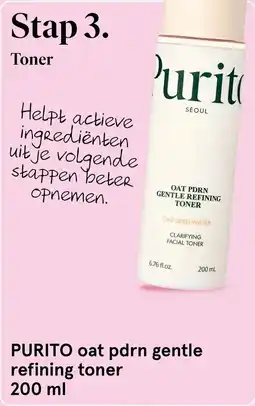 Etos Purito oat pdrn gentle refining toner aanbieding