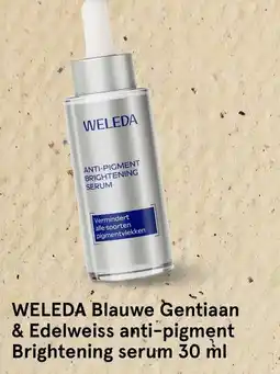 Etos Weleda blauwe gentiaan & edelweiss anti-pigment brightening serum aanbieding