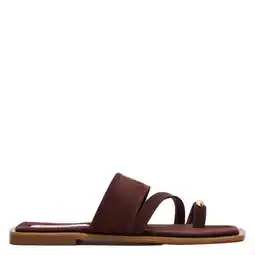 Wehkamp Steve Madden Ellaina suède slippers donkerbruin aanbieding