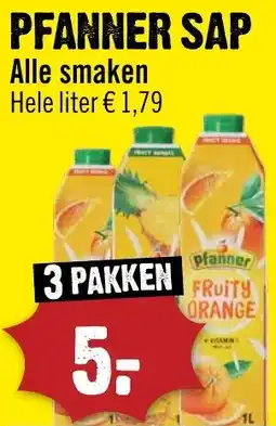 Dirck 3 Pfanner Sap aanbieding