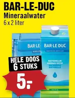 Dirck 3 bar-le-duc mineraalwater aanbieding