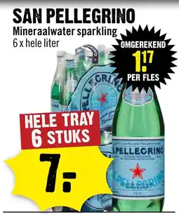 Dirck 3 San pellegrino mineraalwater sparkling aanbieding