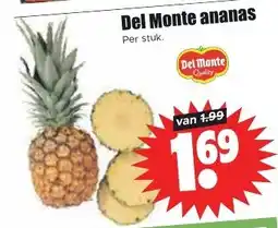 Dirck 3 Del Monte ananas aanbieding