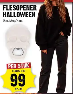 Dirck 3 Flesopener halloween aanbieding