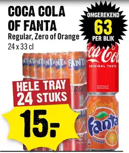 Dirck 3 Coca Cola of Fanta aanbieding