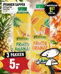 Dirck 3 Pfanner sappen aanbieding