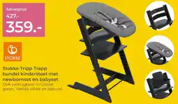 Prenatal Stokke Tripp Trapp bundel kinderstoel met newbornset en babyset aanbieding