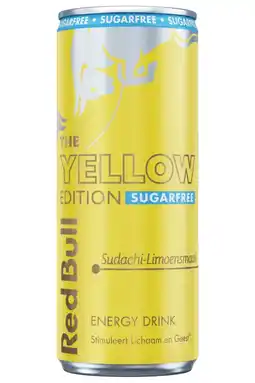 Albert Heijn Red Bull Sudachi limoen sugarfree aanbieding