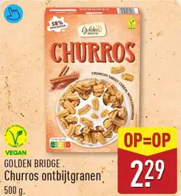 ALDI Golden Bridge Churros ontbijtgranen aanbieding